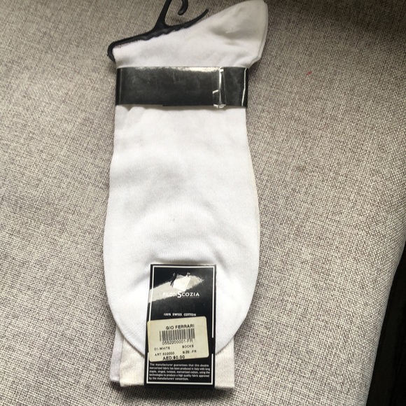 💯NWT SWISS COTTON WHITE ROYAL QUALITY SOCKS FOR MAN 👨 - Picture 2 of 5